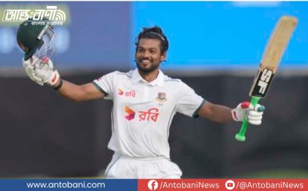 শান্তর ব্যাটে সেঞ্চুরি , বিশ্ব টেস্ট চ্যাম্পিয়নশিপে বাংলাদেশের দৃঢ় প্রত্যাবর্তন