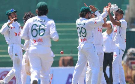 গল টেস্ট  নিষ্প্রাণ ড্র, আলোচনার কেন্দ্রে ইনিংস ঘোষণার সময়