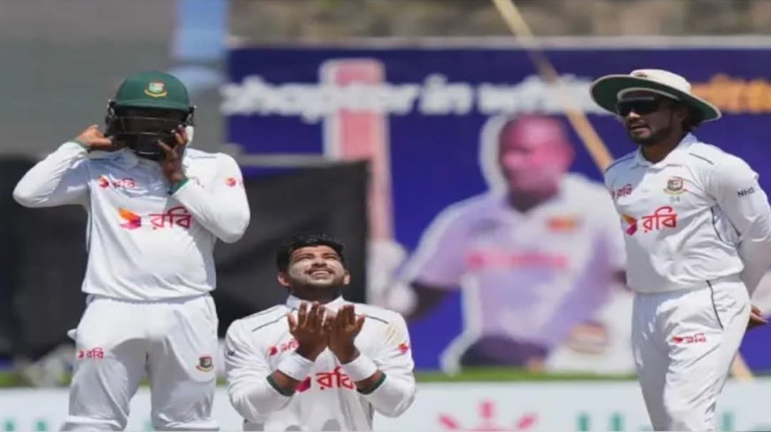 ঘুরে দাঁড়াল টাইগাররা: নাঈমের পাঁচ উইকেট, শান্ত-সাদমানের নির্ভরতা