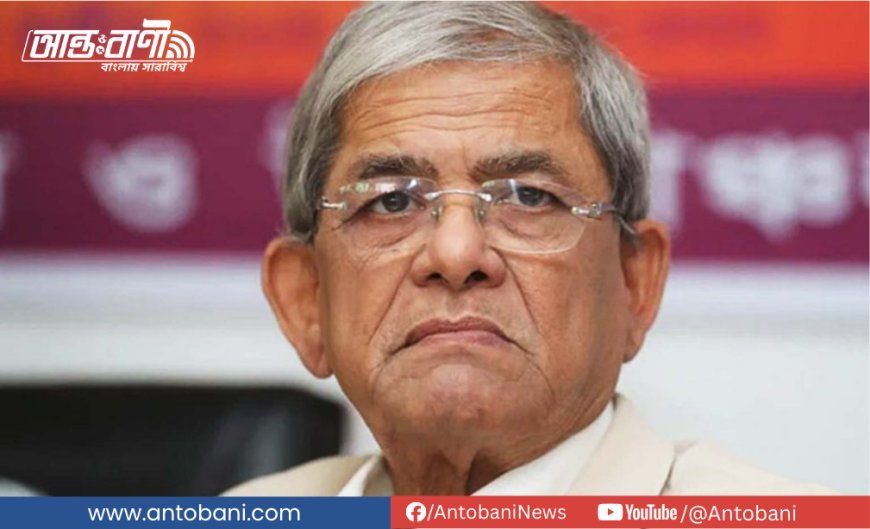 তোমাদের মার্কায় বাধা দিইনি, অযথা ধানের শীষ নিয়ে টানাটানি কেন: মির্জা ফখরুল