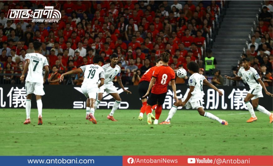 দশ জনের হংকংয়ের বিপক্ষে হামজাদের  ড্র