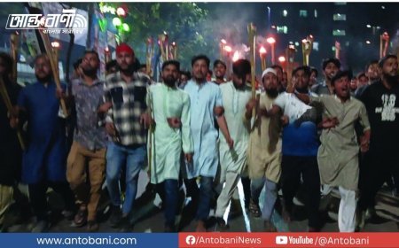 এনসিপির মশাল মিছিলে ‘জয় বাংলা’ স্লোগান, মুহূর্তে উত্তেজনা