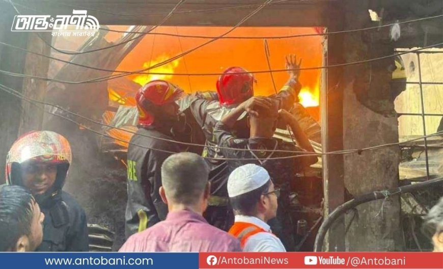 পুরান ঢাকায় ভয়াবহ আগুন