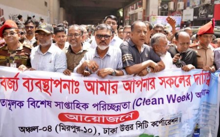 ডেঙ্গুমুক্ত নগর ও দখলমুক্ত ফুটপাত গড়ার অঙ্গীকার ডিএনসিসি প্রশাসকের